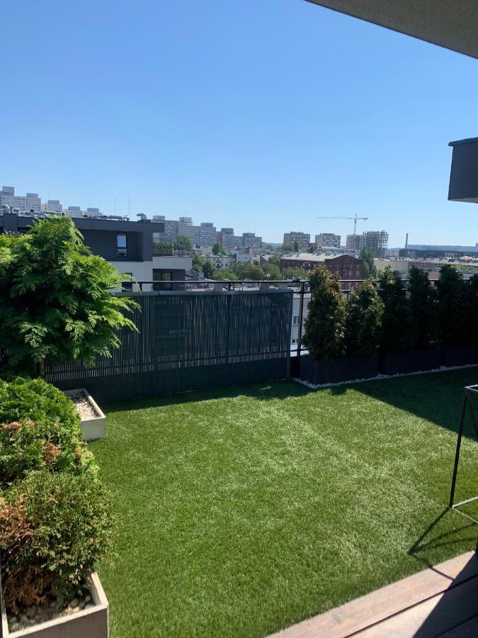 Ekskluzywny Penthouse Z Ogrodem W Centrum Lodzi Exteriör bild