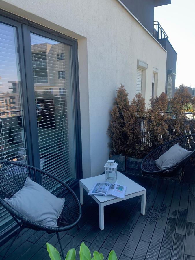 Ekskluzywny Penthouse Z Ogrodem W Centrum Lodzi Exteriör bild